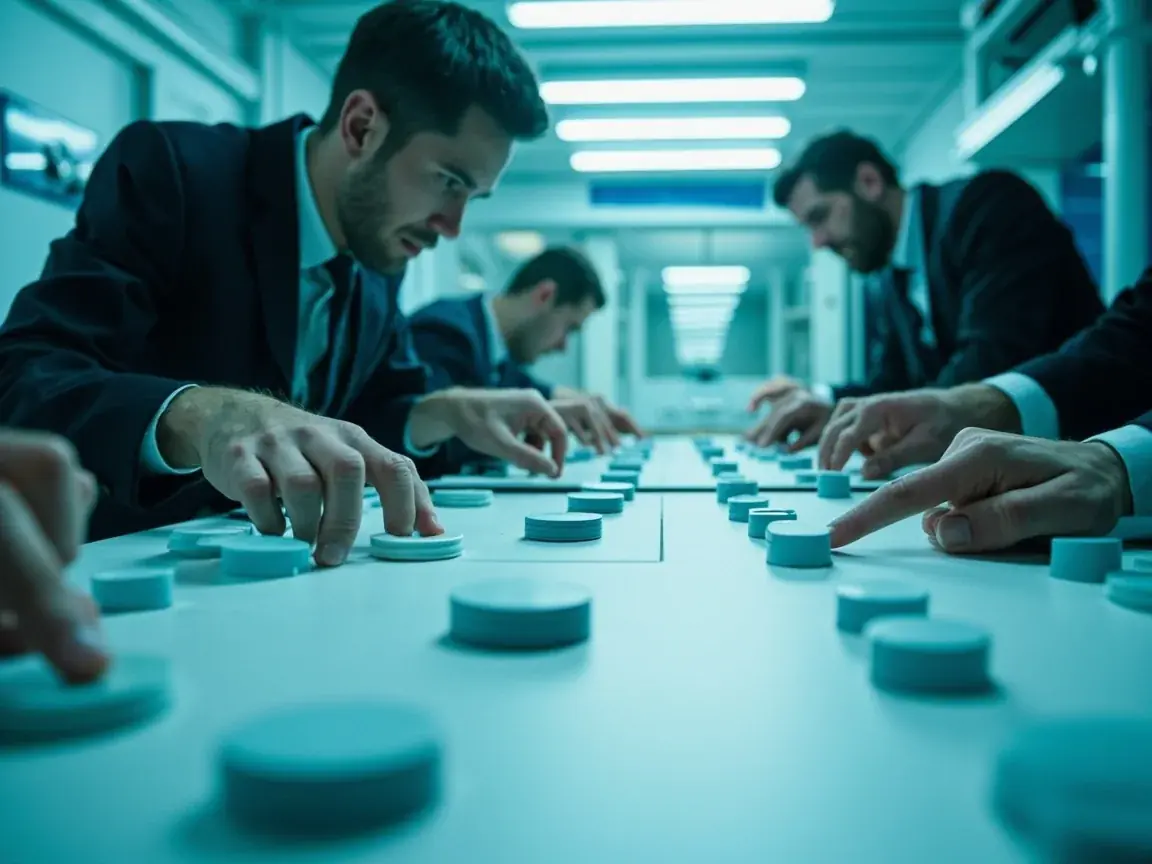 Wide shot of an analyst's reference desk session reviewing IPL points tables